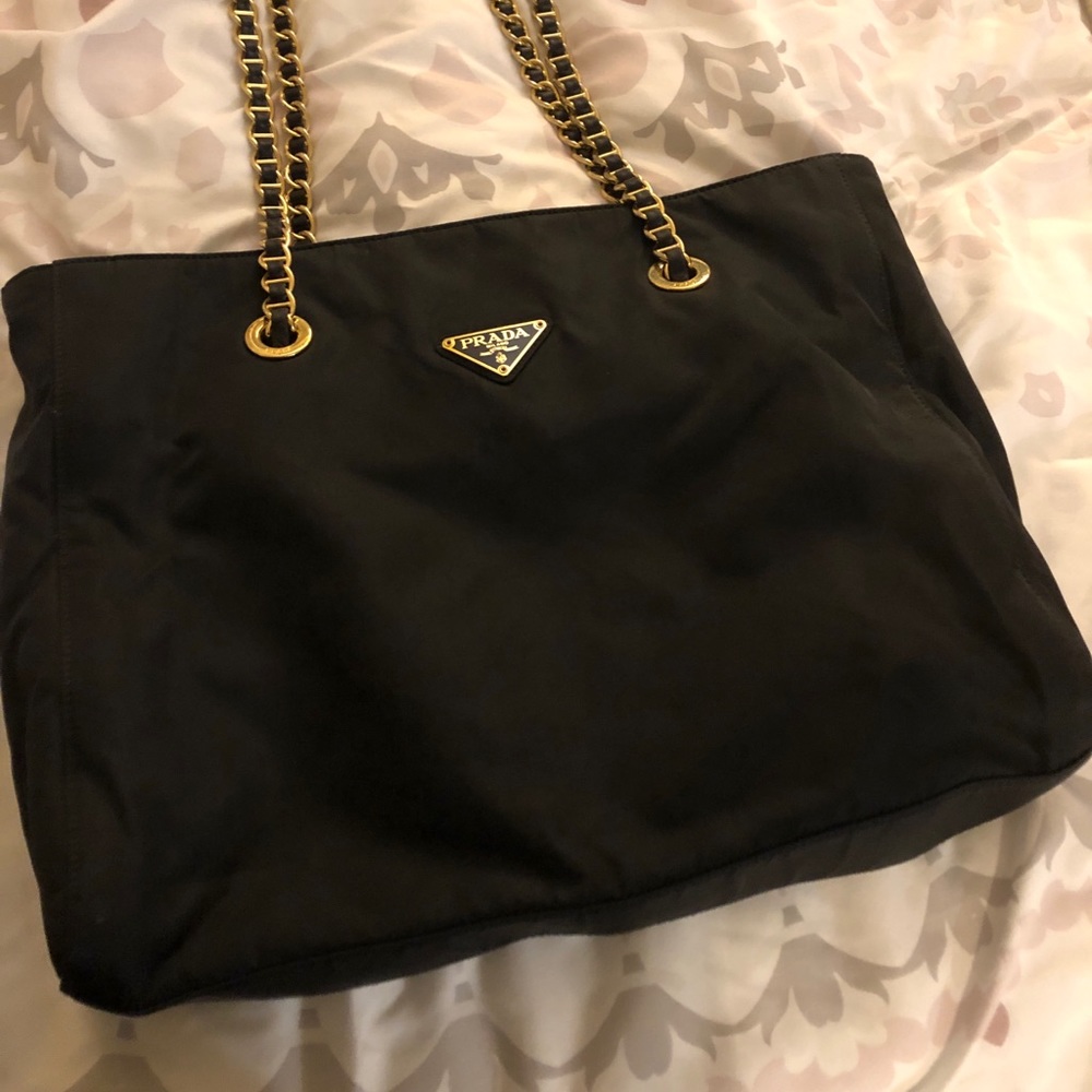 Prada nylon shoulder bag
